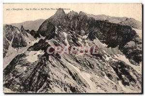 Old Postcard Dauphine orders and the Three Peaks Beledonne