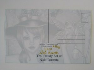 Halloween Postcard Nikki Burnette Gothic Witch Fantasy Ashlyn 2013 Limited To 35 