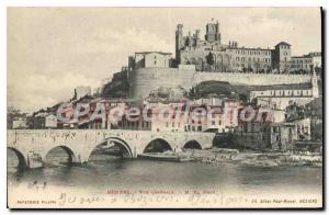 Old Postcard Beziers Vue Generale