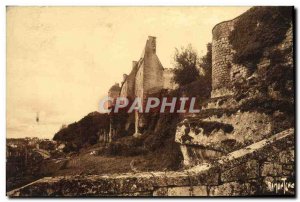 Old Postcard Vieux Chateau d & # 39Aunis and Saintonge Pons