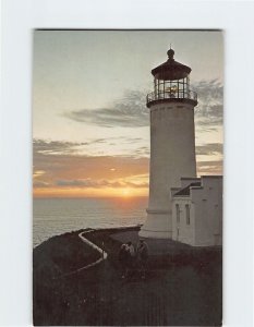 Postcard North Head Lighthouse, Ilwaco, Washington