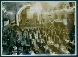 3rd Reich Germany Leipzig Political Gatheing 1930s 9x6.5 Original Photo 92588