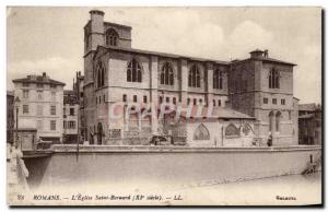 Romans sur Isere - L & # 39Eglise Saint Bernard - Old Postcard