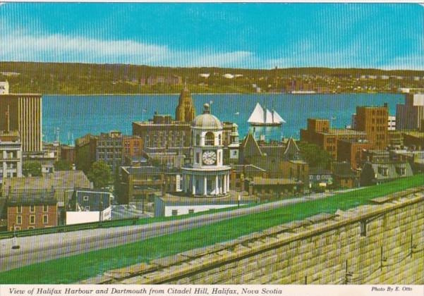 Canada Halifax View Of Harbour and Dartmouth From Citadel Hill 1989