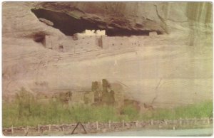 White House Ruin, Canyon de Chelly National Monument Arizona, Union Oil Postcard