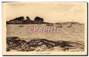 Old Postcard View On The islet