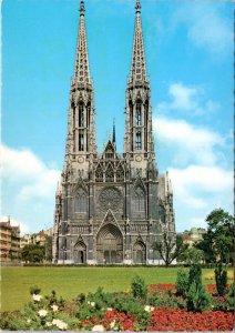 Postcard Austria Vienna The Votive Church - Votivkirche