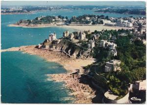 DINARD, Vue generale aerienne Pointe de la Malouine, 1978 used Postcard