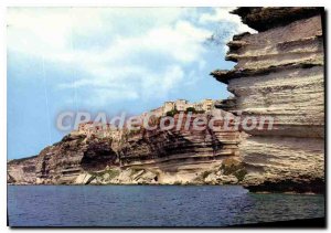 Postcard Modern Bonifacio Cliffs And The Old Town