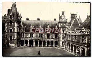 Modern Postcard Chateau De Blois L & # 39Alle Louis XII And The Gallery of Ch...