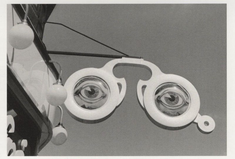 Eyes In The Sky Paris French 1930s Floating Spectacles Glasses Postcard