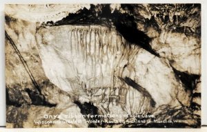 Onyx ribbon formations - Eagle Cave, Wisconsin's Greatest Wonder - Postcard