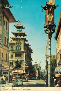 USA San Francisco Grant Avenue Chinatown Vintage Postcard BS.09