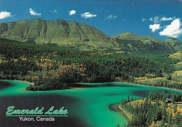 Canada Yukon Emerald Lake Panorama