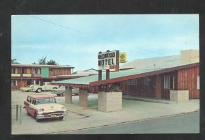 POINT ARENA CALIFORNIA REDWOOD MOTEL OLD CARS ADVERTISING POSTCARD