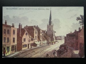 Berkshire READING (1823) Horne Street & St. Giles Ch - Old Postcard by T. Thorp