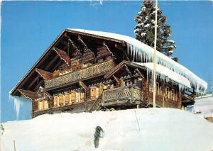 BR31254 Vieux chalet suisse a la barboleusaz pres Villars chesieres switzerland