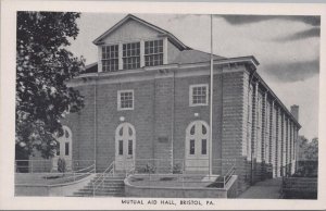 Postcard Mutual Aid Hall Bristol PA