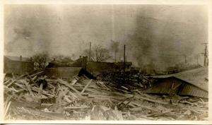 OH - Dayton. March 1913 Flood Aftermath, North Dayton - RPPC  (PHOTO, not a p...