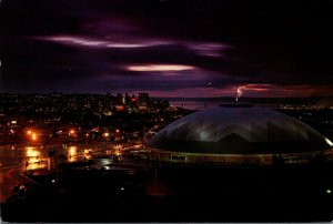 Washington Tacoma The Tacoma Dome At Night 1997