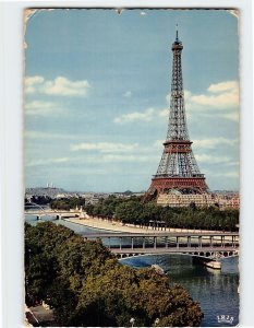 Postcard La Tour Eiffel, Paris, France