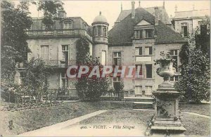 Postcard Old Vichy Villa Sevigne