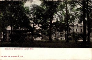 Flint, MI Michigan  OAK GROVE SANITARIUM  Asylum~Mental Hospital  1907 Postcard