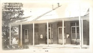 RPPC Postcard Boise County Court House Idaho City ID