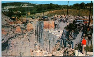Postcard - Rock of Ages Granite Quarry - Barre, Vermont