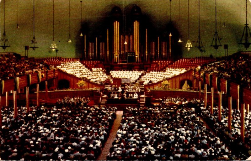 Utah Salt Lake City Mormon Tabernacle Choir and Organ 1957