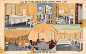 Sulpho Saline Mineral Water Baths Excelsior Springs, Missouri, USA Unused tap...