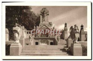 Old Postcard Basilica De Lisieux the Way of the Cross outside Calvary View of...