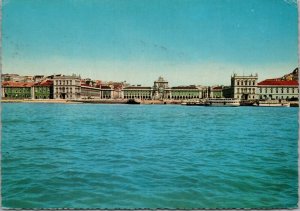 Commerce Square Seen from Tagus River Lisboa Postcard PC567