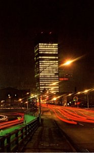 New York Rochester Xerox Building Downtown Night Scene