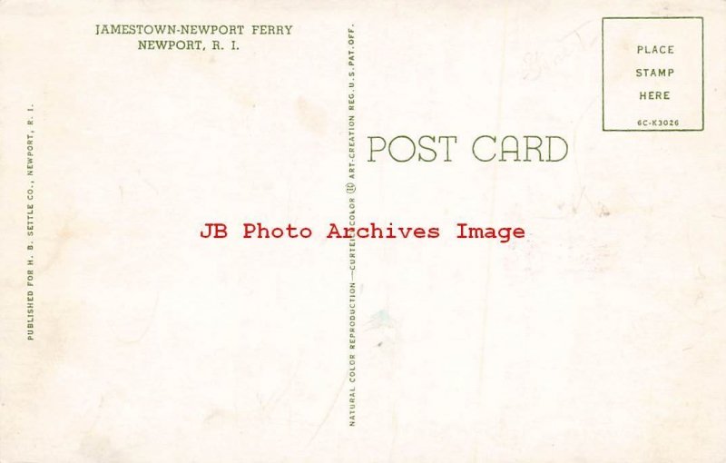 Jamestown-Newport Ferry Steamer Governor Carr 