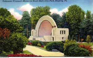 Pennsylvania Reading City Park Volunterr Fireman's Memorial Band Shell
