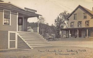 South Vernon VT West Northfield MA Post Office So. Vernon House RPPC