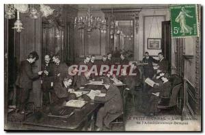 Paris Old Postcard The small newspaper L & # & # 39antichambre of 39administr...