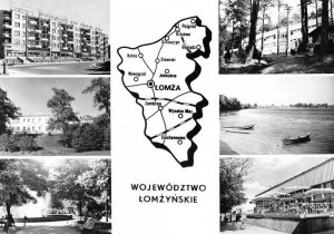 Lomzynskie Poland Wojewodztwo Multiview Real Photo Postcard JF686684
