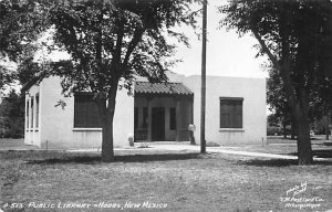 Public Library Real Photo Hobbs, New Mexico USA