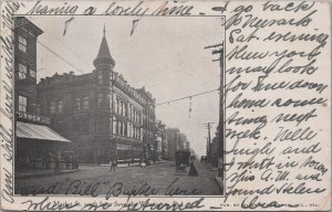 Postcard Market St South from Seventh Wilmington DE 1905