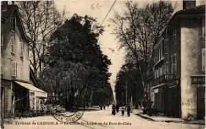 CPA PONT-de-Claix - Le Cours St-ANDRÉ vu-du-PONT-de-Claix (489584)