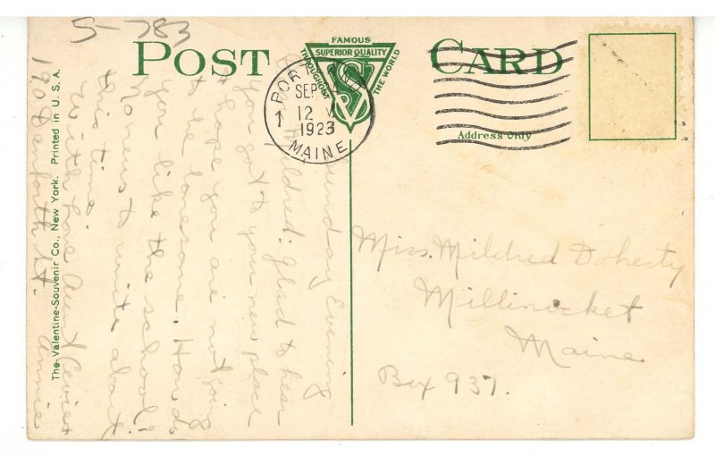 ME - Portland. Eastern Promenade & Tuke's Bridge  (smudges)