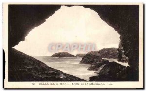 Postcard Old Belle Ile en Mer Cave of I & # 39Apothicairerie