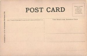 c.1907 Grand Stairway Congressional Library Washington DC Postcard 2R3-299 