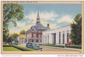 City Hall And Public Library Concord New Hampshire