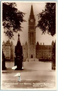 M-3565 Victory Tower & Gateway Parliament Buildings Ottawa Ontario Canada