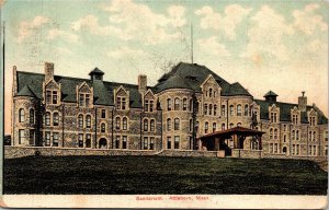 Vintage Postcard MA Attleboro Springs Solomon Sanitarium Litho-Chrome ~1910 K72