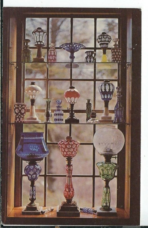 CG-044 MA, Sandwich, Sandwich Glass Museum  Chrome Postcard Overlay Window