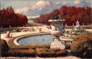 Tucks 944 Versailles II, Parc de Versailles, Allee Centrale Vintage Postcard N66